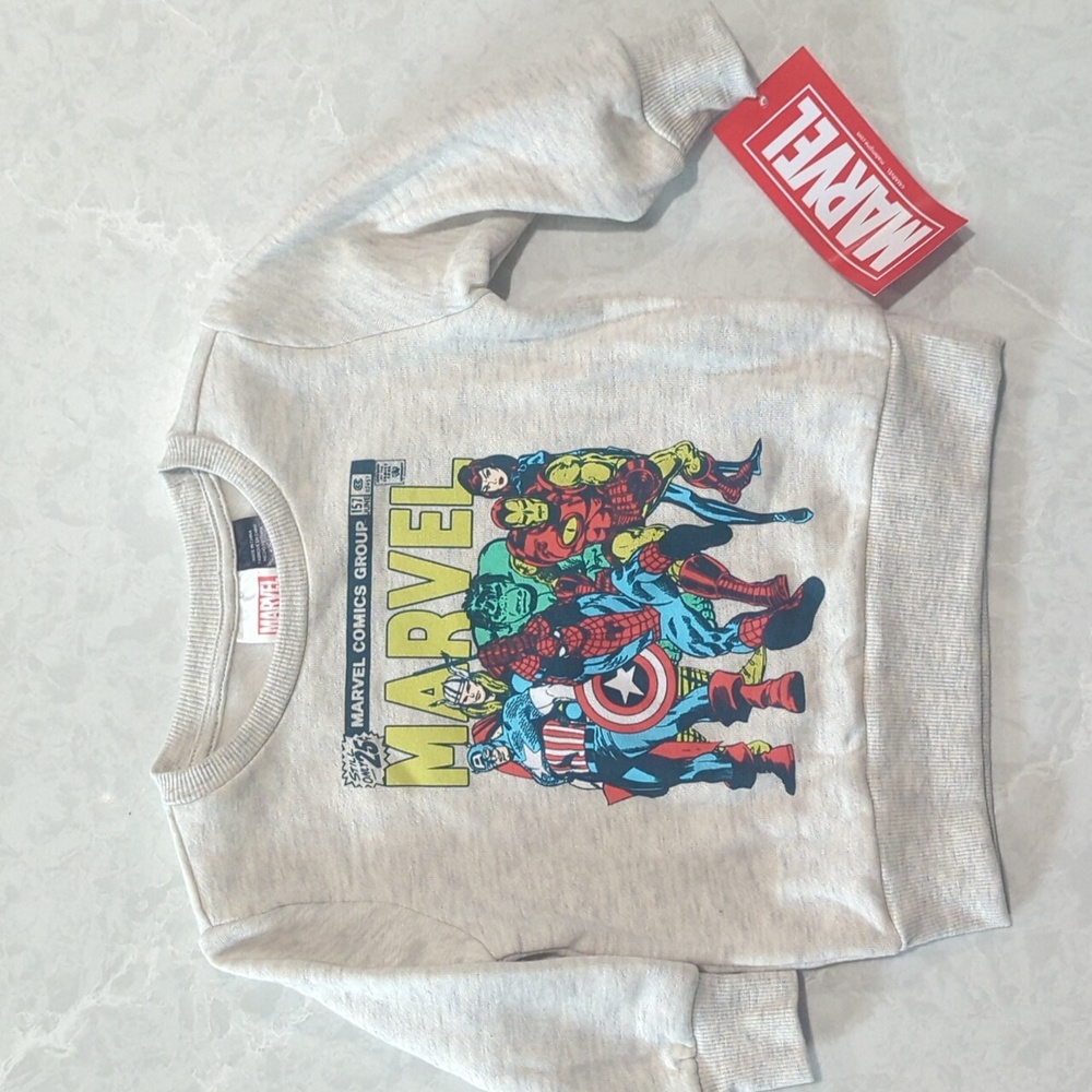 Marvel Superhero Baby Boy Sweatshirt